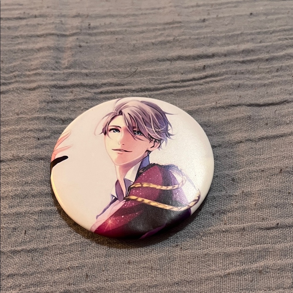 Large Victor from Yuri on Ice Button Pin